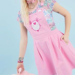 Dolls kill Care Bears pink overall dress pinafore